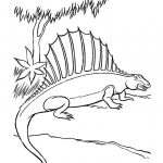 dimetrodon coloring page