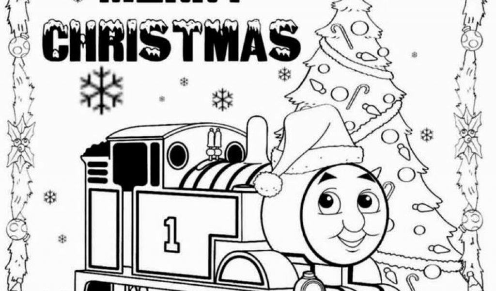 Christmas Train Coloring Pages #train #coloring #pages - TSgos.com