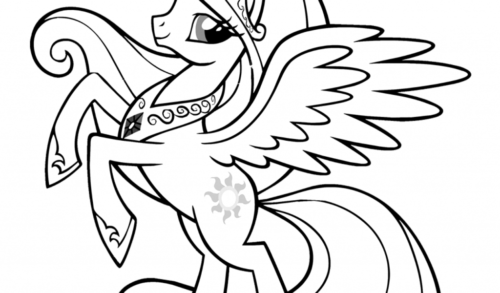 Free download My Little Pony Unicorn coloring page. - TSgos.com