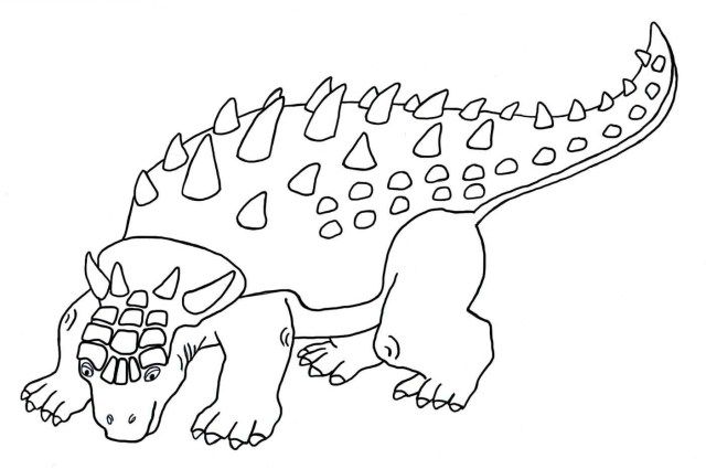 21+ Amazing Image of Dinosaur Coloring Page