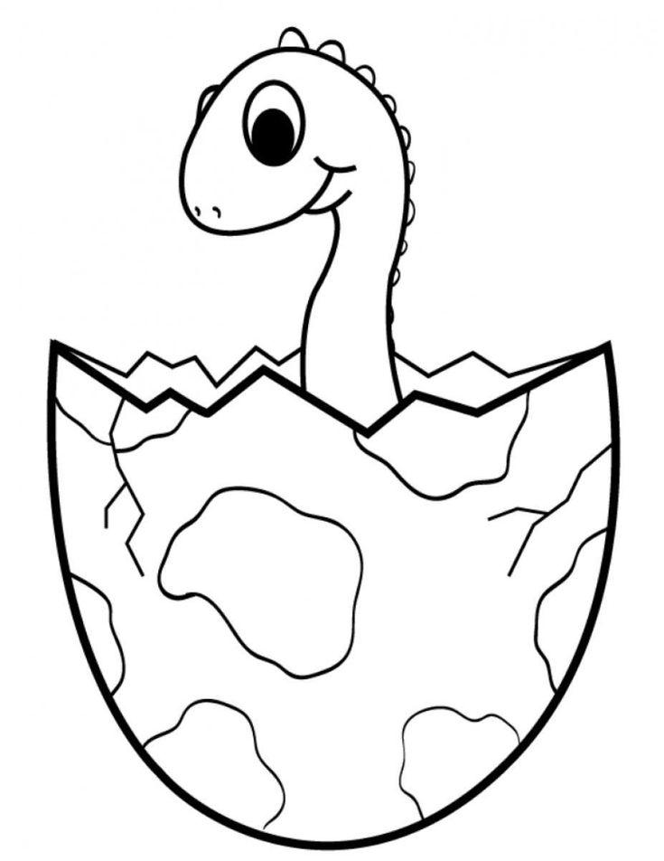 Baby-Dinosaur-Coloring-Pages-to-Color-Online-Learning-Printable Baby Dinosaur Coloring Pages to Color Online | Learning Printable