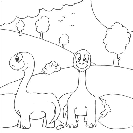 Baby-Dinosaurs-Colouring-In Baby Dinosaurs Colouring In