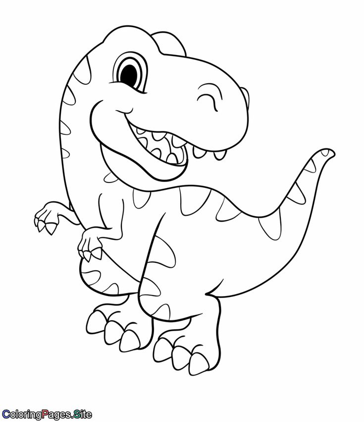 Baby-dinosaur-coloring-page Baby dinosaur coloring page