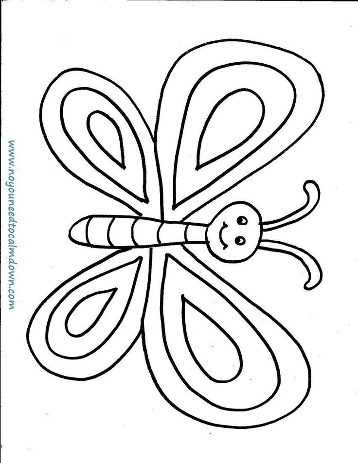Butterfly-Coloring-Page-for-Kids-Free-printable Butterfly Coloring Page for Kids - Free printable
