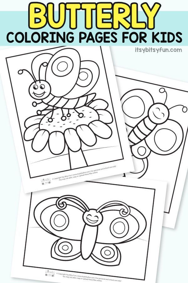 Butterfly-Coloring-Pages-for-Kids Butterfly Coloring Pages for Kids