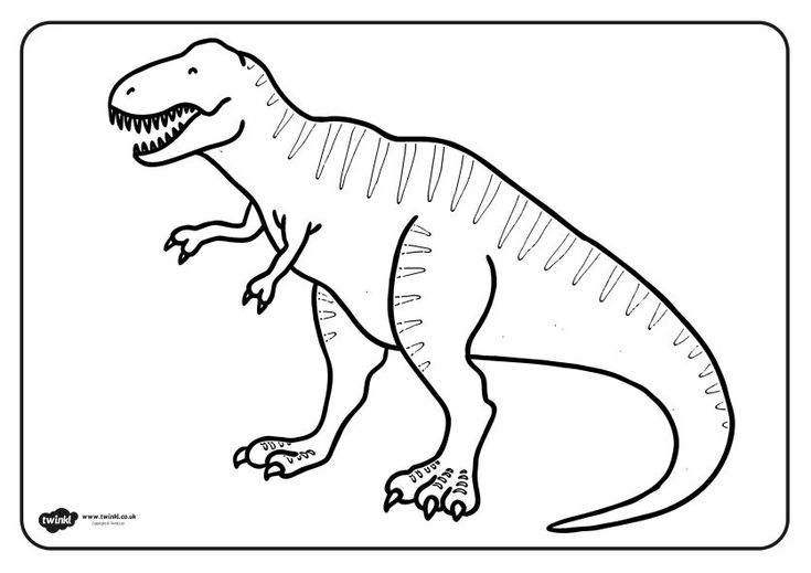 Dinosaurs-Colouring-Sheets-Free-Printable Dinosaurs Colouring Sheets - Free Printable