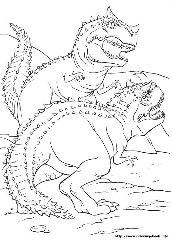 Dinosaurs-coloring-page Dinosaurs coloring page
