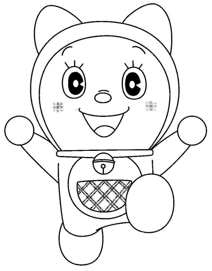 Doraemon Black And White Imagehd Doraemon Coloring Pages Wecoloringpage COLORING…