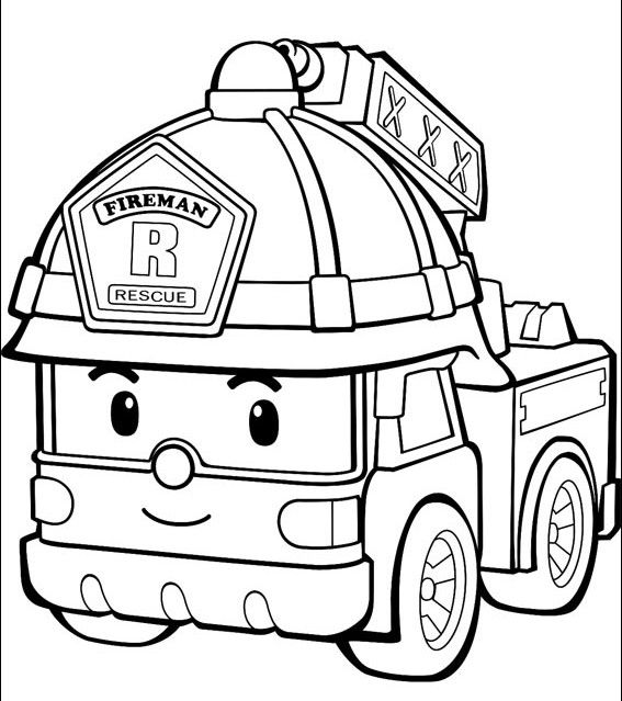 Fire-Truck-Coloring-Pages Fire Truck Coloring Pages