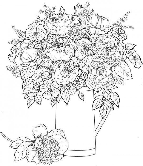 Freebie-Floral-Coloring-Page Freebie: Floral Coloring Page