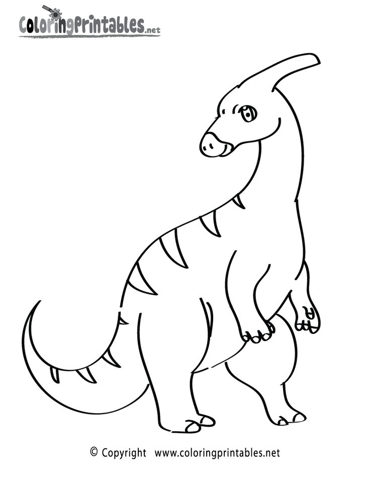 Fun-Dinosaur-Coloring-Page-Printable Fun Dinosaur Coloring Page Printable.