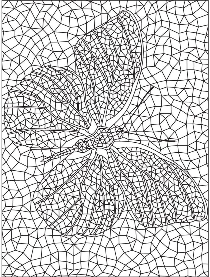Geometric-Butterfly-colouring-page-Colorish-App-free-coloring Geometric Butterfly colouring page | Colorish App : free coloring app for adults...