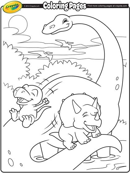 Have-fun-coloring-in-this-adorable-scene-of-dinosaur-friends Have fun coloring in this adorable scene of dinosaur friends! #coloringpages #pr...