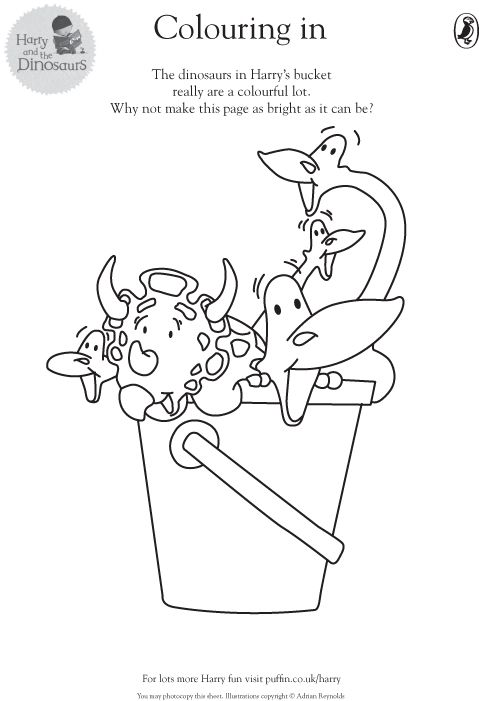 Image-result-for-harry-and-his-bucketful-of-dinosaurs-colouring Image result for harry and his bucketful of dinosaurs colouring