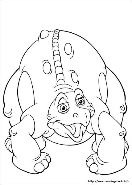 Land-Before-Time-Dinosaur-Coloring-Pages Land Before Time Dinosaur Coloring Pages