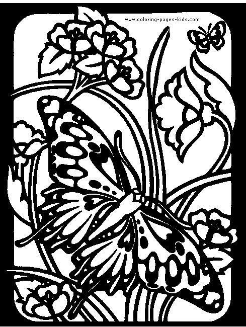 Print Butterfly Colouring | More free printable Butterflies coloring pages and s…