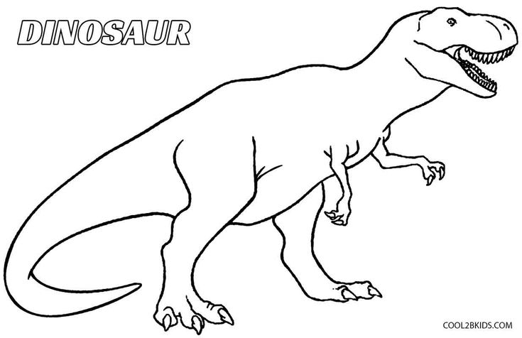Printable Dinosaur Coloring Pages For Kids | Cool2bKids