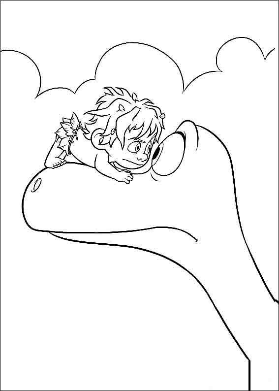 The Good Dinosaur Coloring Pages 12