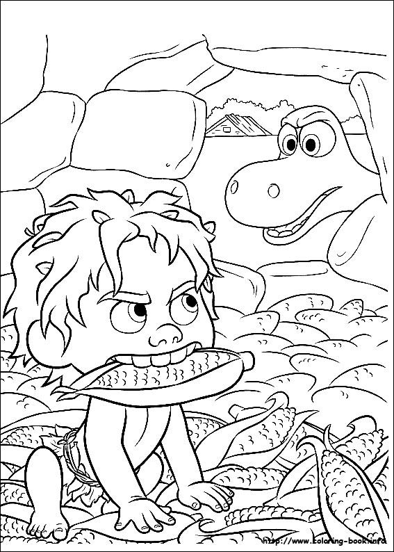 The-Good-Dinosaur-coloring-picture The Good Dinosaur coloring picture