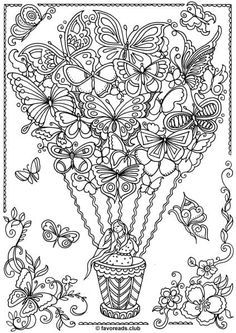 The World of Butterflies – Butterfly Balloon Wallpaper