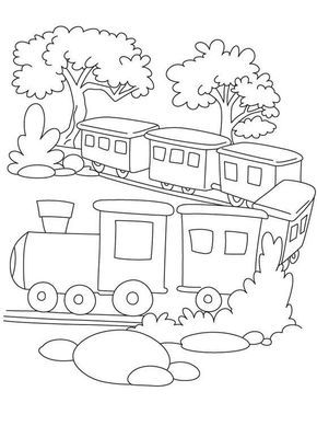 Top 26 Free Printable Train Coloring Pages Online