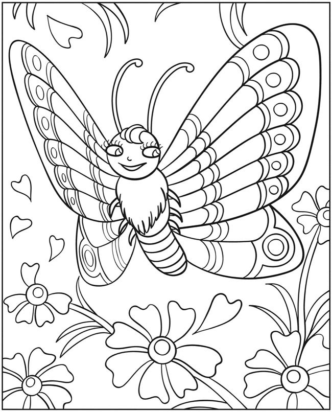 Welcome to Dover Publications Wonder Wings Butterfly Coloring Book