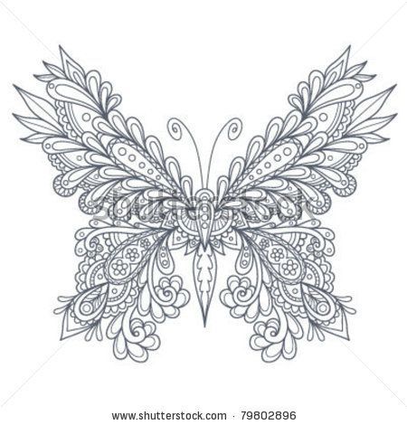 butterfly coloring pages | How to Draw Paisley – Bing Images | Paisley