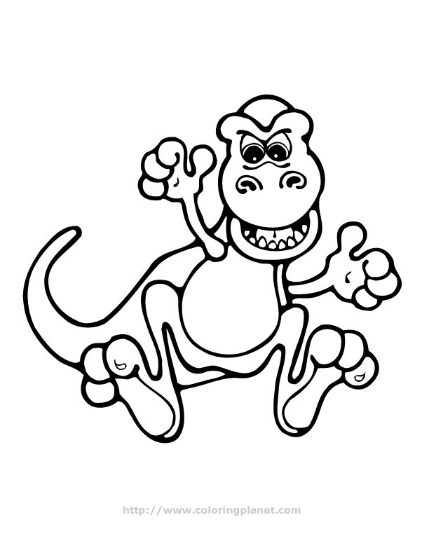 scary-dinosaurs-Colouring-Pages scary dinosaurs Colouring Pages