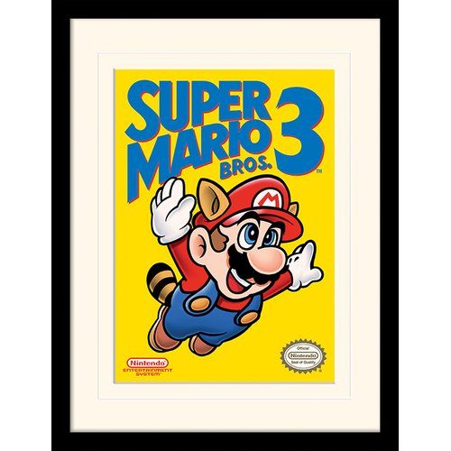 Art-Group-Super-Mario-Bros-3-Nes-Cover-Vintage Art Group 'Super Mario Bros 3 - Nes Cover' Vintage Advertisement