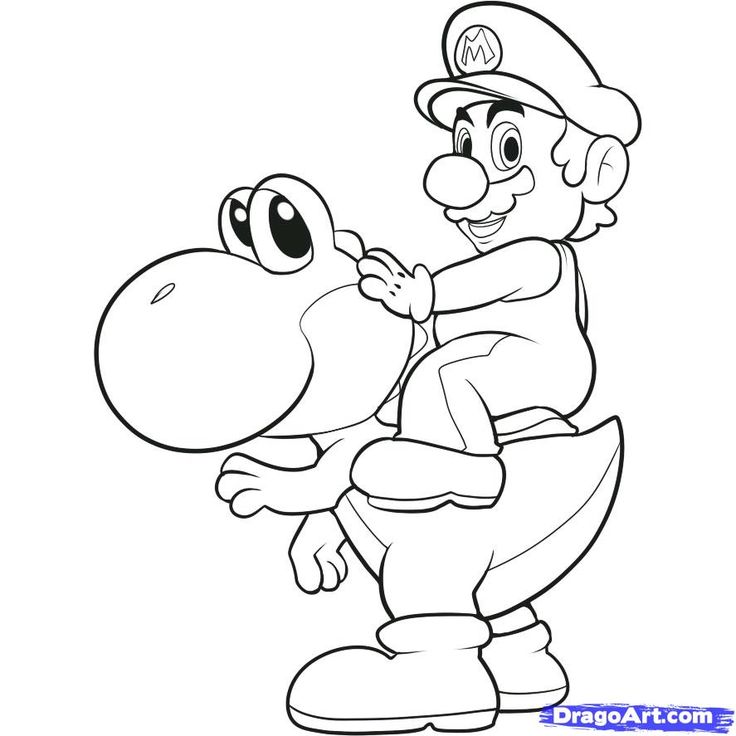 How-to-draw-Mario-bros-Colouring-Pages How to draw Mario bros Colouring Pages
