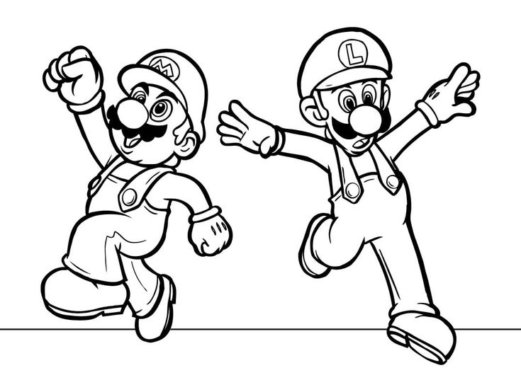 Mario-Bros-Coloring-Pages Mario Bros Coloring Pages