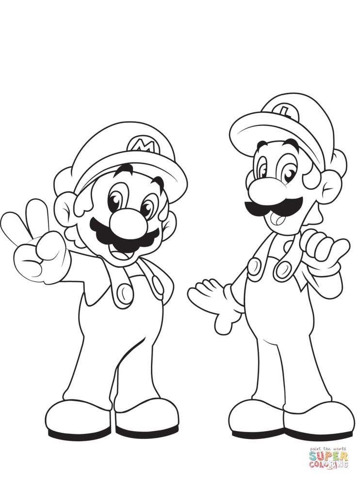 Mario-Brothers-Coloring-Pages-Super-Mario-Bros-Coloring-Pages-Free Mario Brothers Coloring Pages Super Mario Bros Coloring Pages Free Coloring Page...