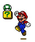 #Mario jumping up from the official artwork set for #SuperMarioBros Deluxe on th… Wallpaper
