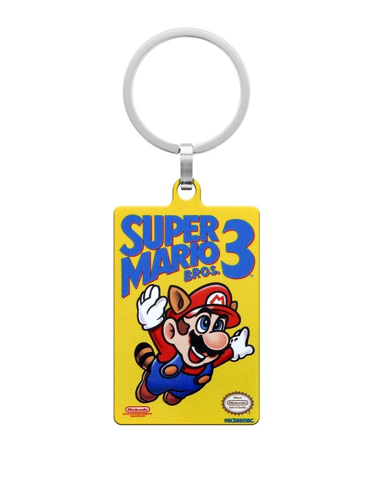 Super-Mario-3-Metal-Key-Fob Super Mario 3 Metal Key Fob