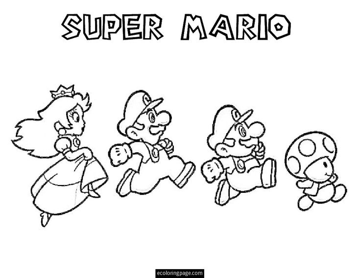 Super Mario Bros Printables | mario-brothers-mario-luigi-princess-and-mushroom-c…