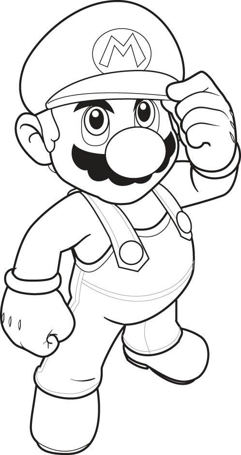 Free Printable Super Mario Coloring Pages Online