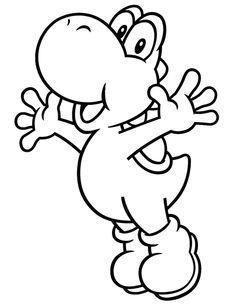 Yoshi-Jumping-Coloring-Page-Free-Printable-Coloring-Pages Yoshi Jumping Coloring Page | Free Printable Coloring Pages