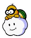 lakitu-from-the-official-artwork-set-for-SuperMarioBros-Deluxe-on #lakitu from the official artwork set for #SuperMarioBros Deluxe on the #GameBoy...
