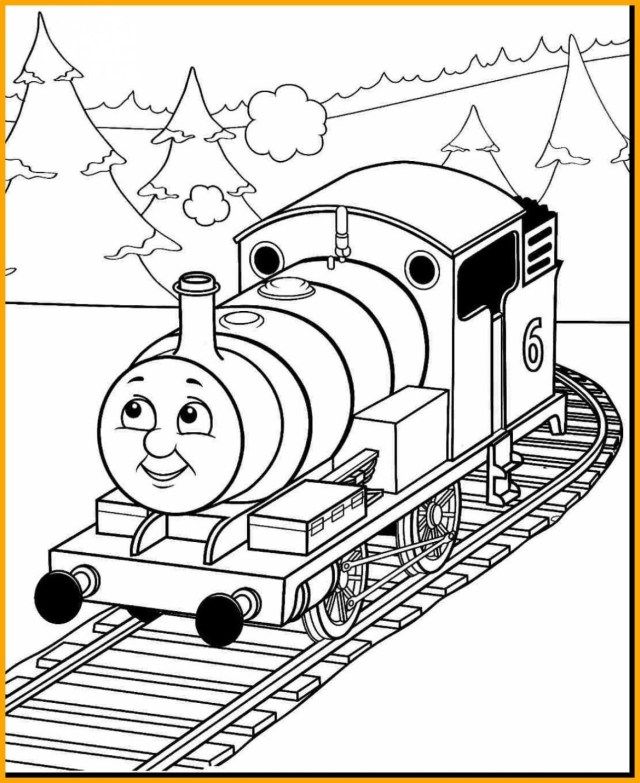 30+ Brilliant Photo of Train Coloring Pages