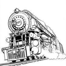 Awesome-Steam-Train-Coloring-Page Awesome Steam Train Coloring Page