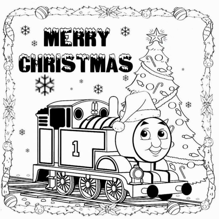 Christmas-Train-Coloring-Pages-train-coloring-pages Christmas Train Coloring Pages   #train #coloring #pages