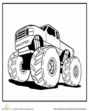 Color the Monster Truck