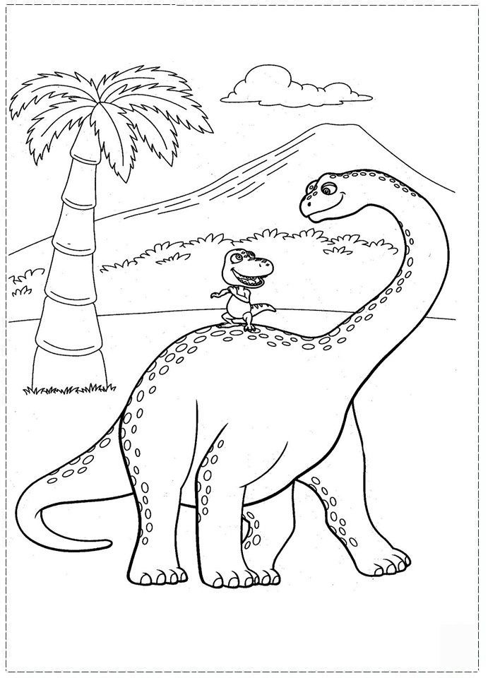 Dinosaur-Train-Coloring-Pages-01 Dinosaur Train Coloring Pages 01