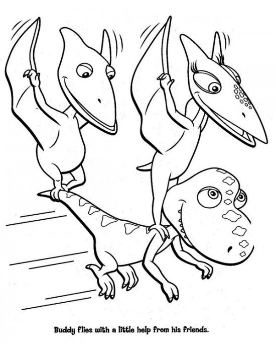 Dinosaur Train Coloring Pages for Kids Picture 8 550×700 Picture