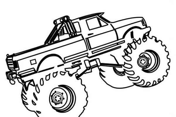 El Toro Loco Monster Truck Coloring Pages