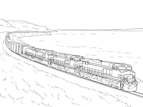 Freight-Train-coloring-page-from-Trains-category.-Select-from-25105 Freight Train coloring page from Trains category. Select from 25105 printable cr...