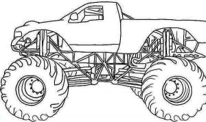 El Toro Loco Monster Truck Coloring Pages - TSgos.com