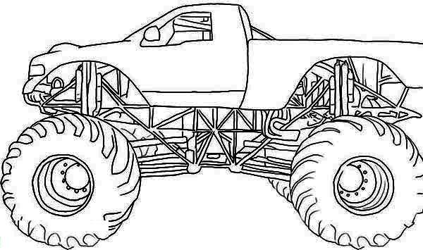 Monster-Mutt-Rottweiler-Monster-Truck-Coloring-Page Monster Mutt Rottweiler Monster Truck Coloring Page