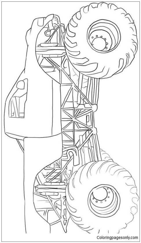 Monster Truck Speed Coloring Page The monster truck coloring page is the right c…