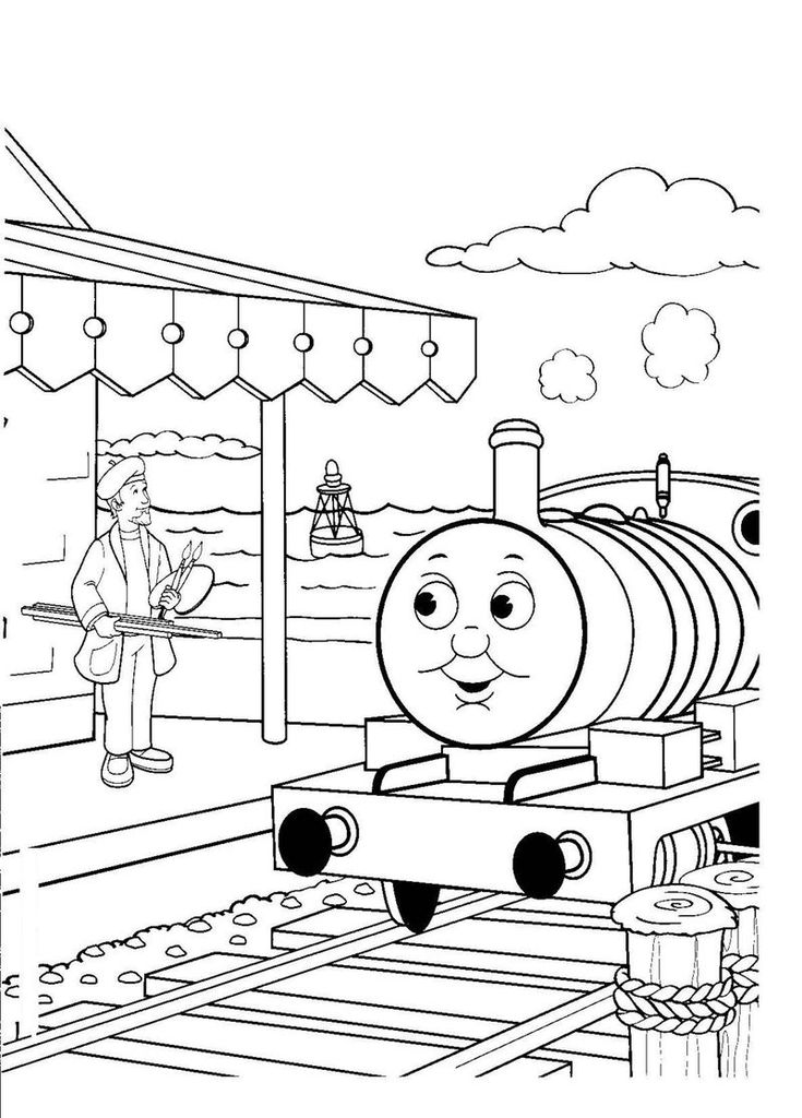 Printable-Thomas-The-Train-Coloring-Pages Printable Thomas The Train Coloring Pages